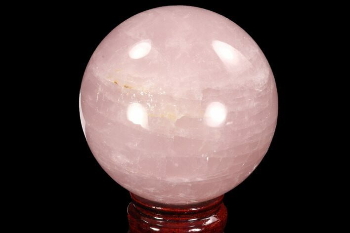 Polished Rose Quartz Sphere - Madagascar #93013